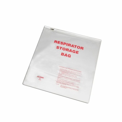 ziptop storage bag for respirator