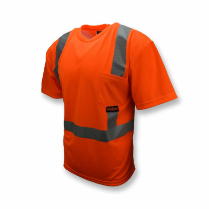 Class 2 Orange Mesh Shirt Short Sleeve