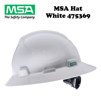 MSA V Gard Full Brim Hard Hat