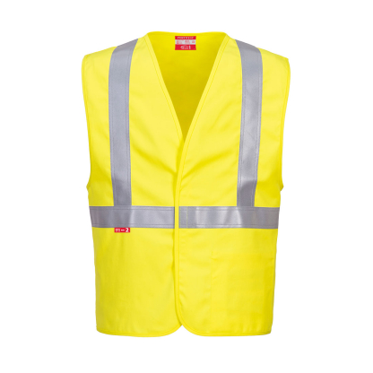 Bizflame 88/12 Hi-Vis FR Woven Vest Yellow