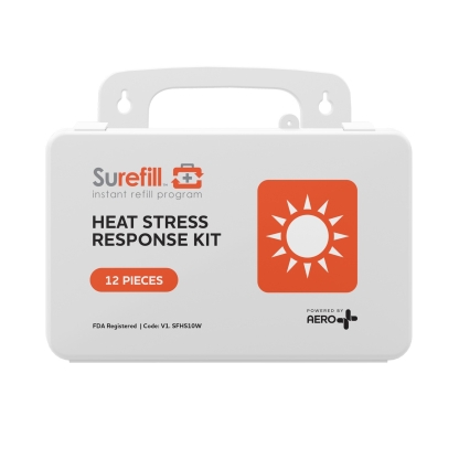 Working in high temperatures can be dangerous—especially for outdoor crews and industrial workers. That’s why every jobsite should be equipped with Aero Heat Stress Response Kits. Designed for fast response and hydration, these kits help prevent serious heat-related illness before it escalates.