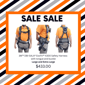 3M DBI SALA ExoFit X300 Comfort Construction Positioning Safety Harness