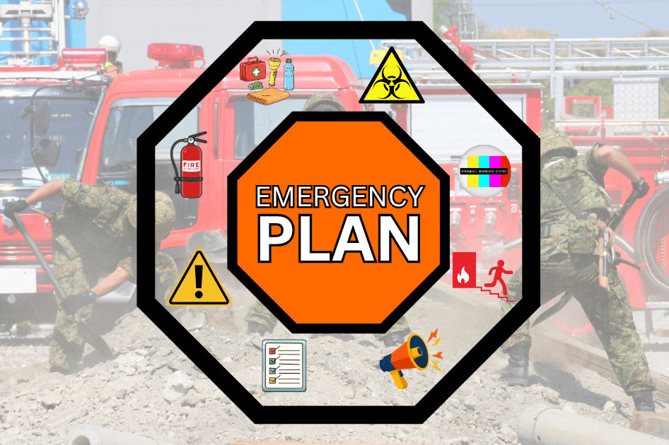 Emergency plan of action